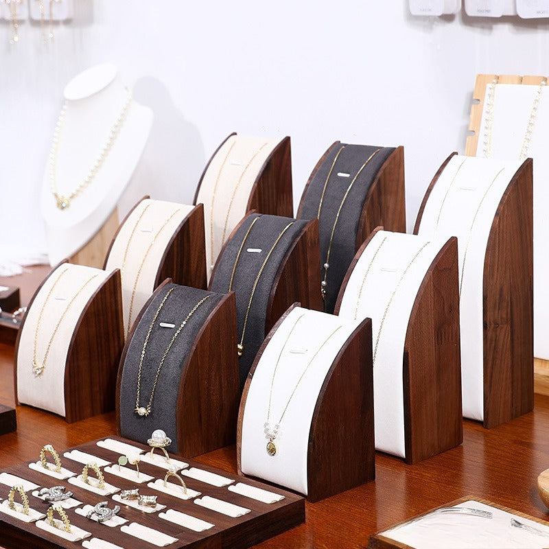 Walnut Necklace Display Stand - Image 4