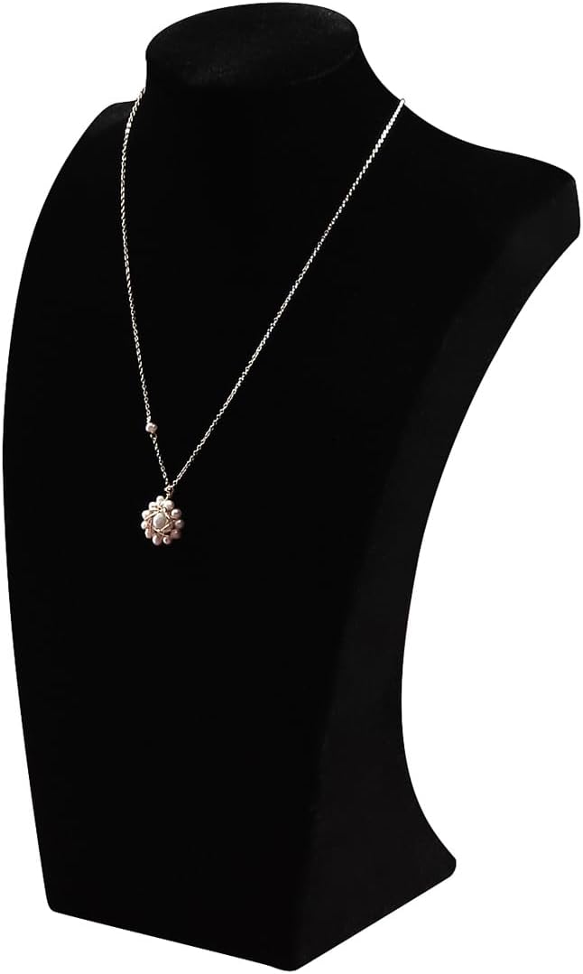 Beige Velvet Necklace & Jewelry Display Stand - Image 10