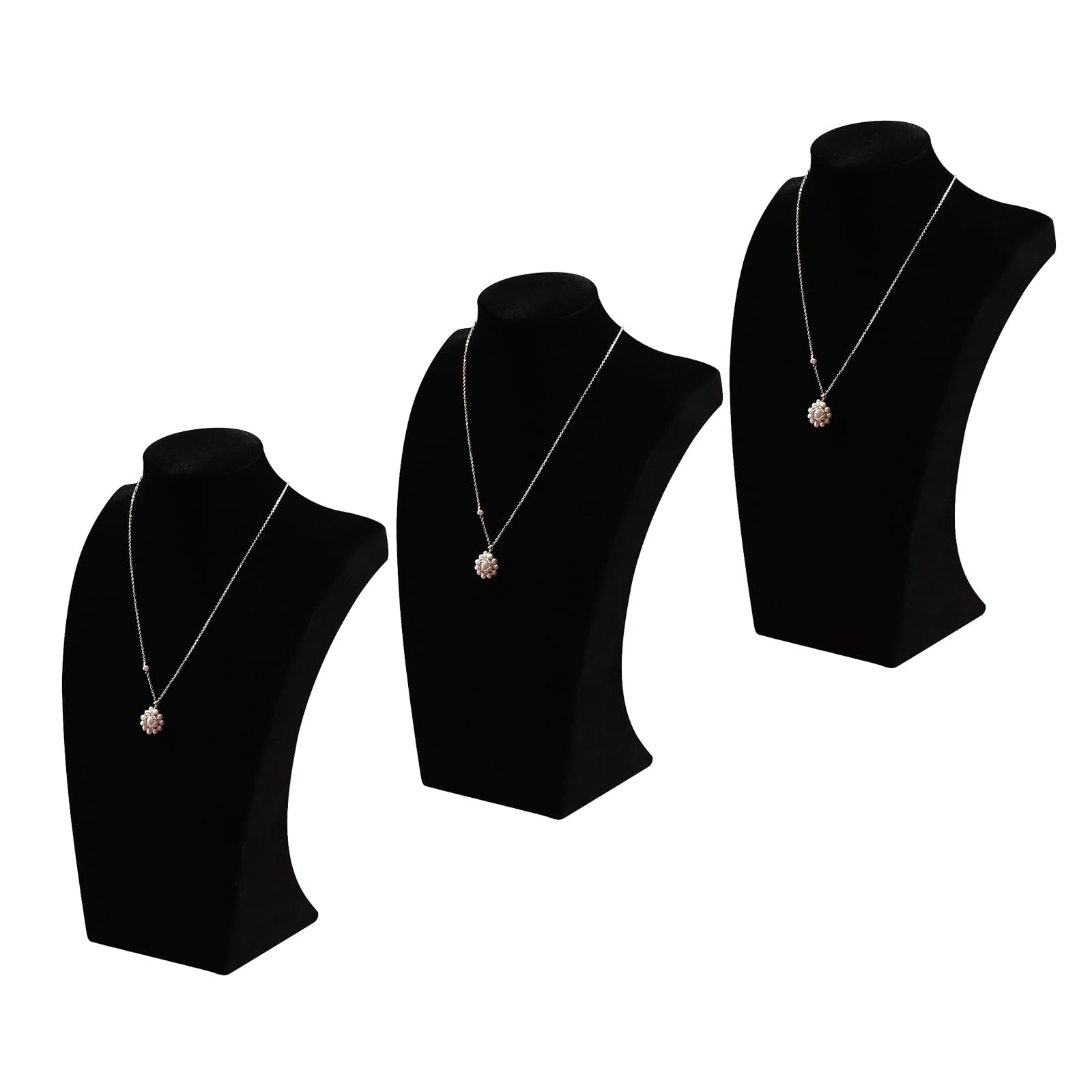 Beige Velvet Necklace & Jewelry Display Stand - Image 22