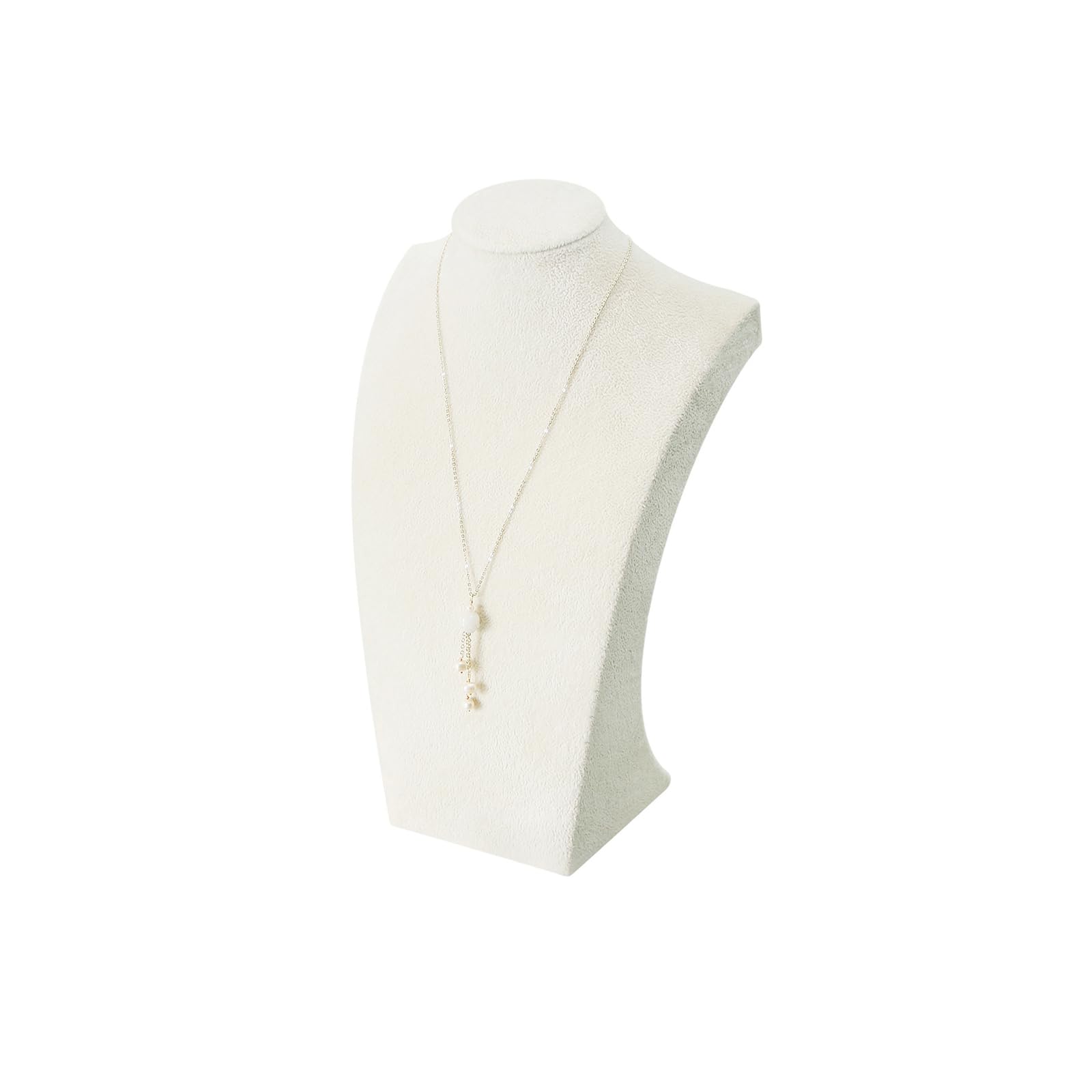 Beige Velvet Necklace & Jewelry Display Stand - Image 17