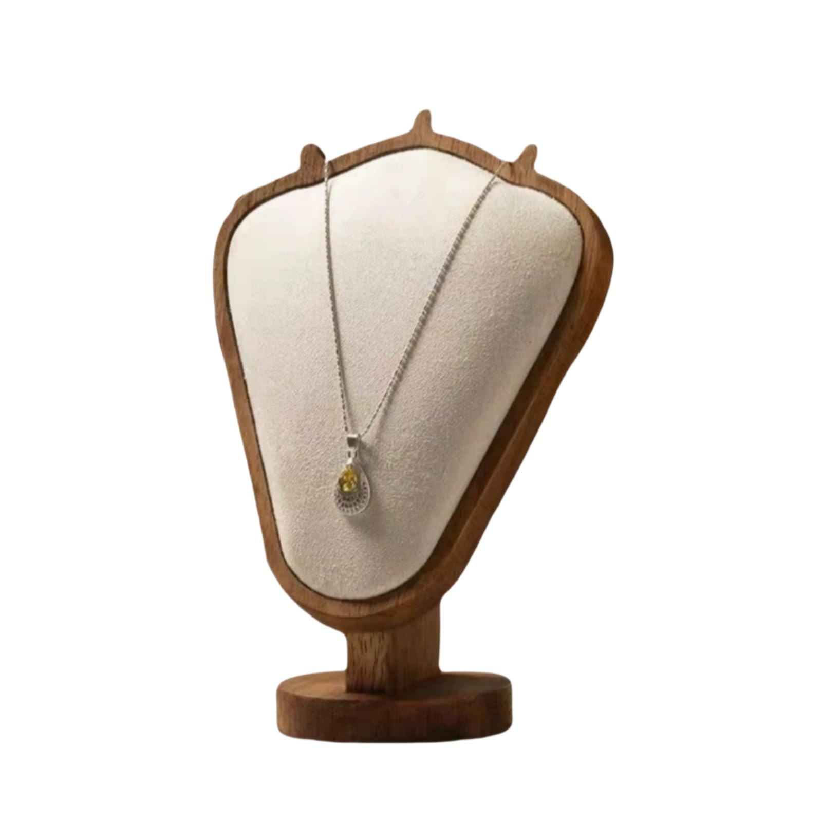 Natural Solid Wood Necklace Display Stand - Image 33