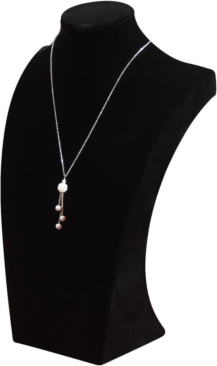 Beige Velvet Necklace & Jewelry Display Stand - Image 13