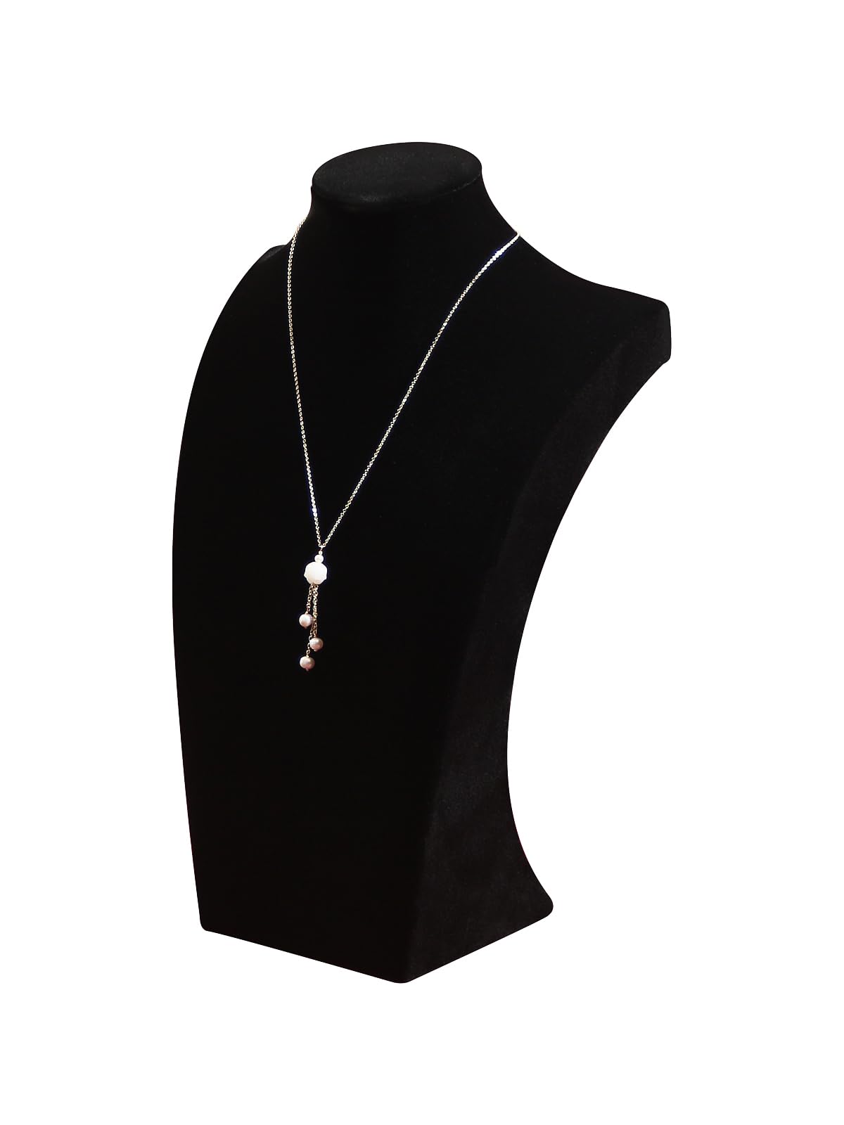 Beige Velvet Necklace & Jewelry Display Stand - Image 23