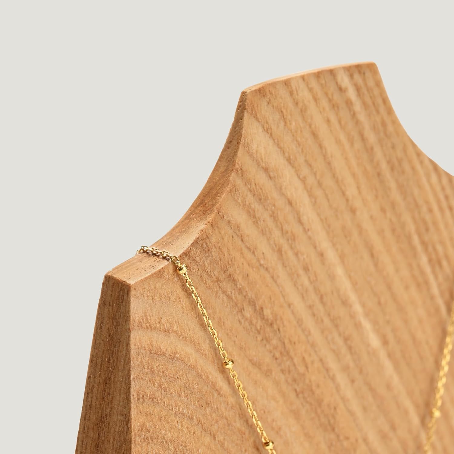 Solid Wood Jewelry Bust Display Stand - Image 6