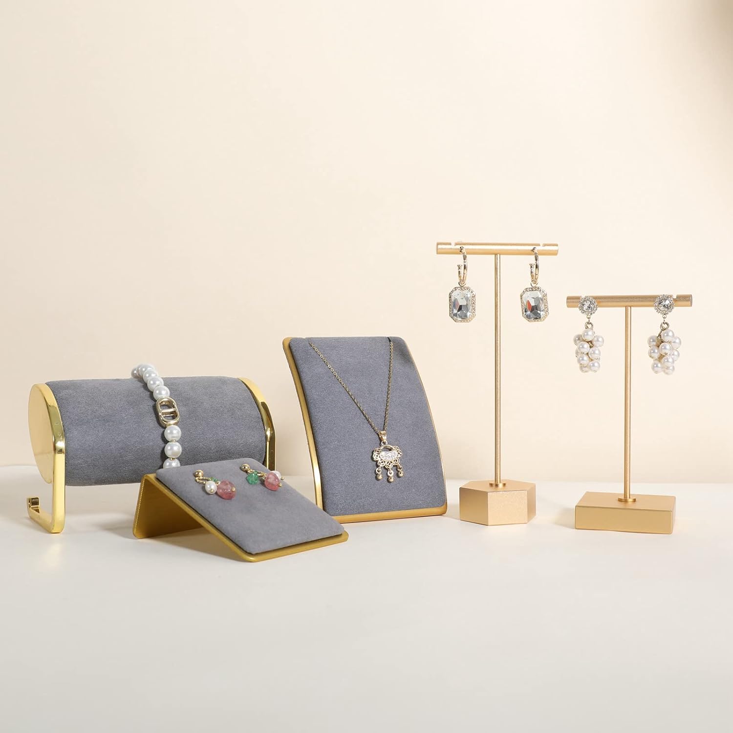 Velvet Jewelry Necklace Display Stand - Image 5