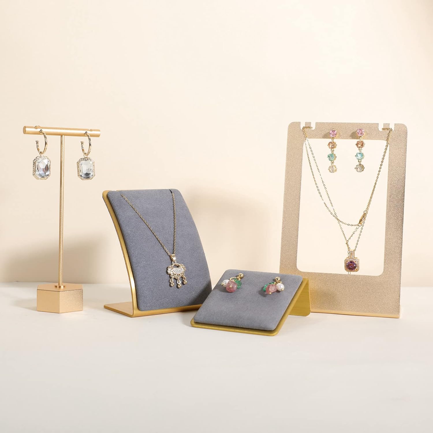 Velvet Jewelry Necklace Display Stand - Image 6