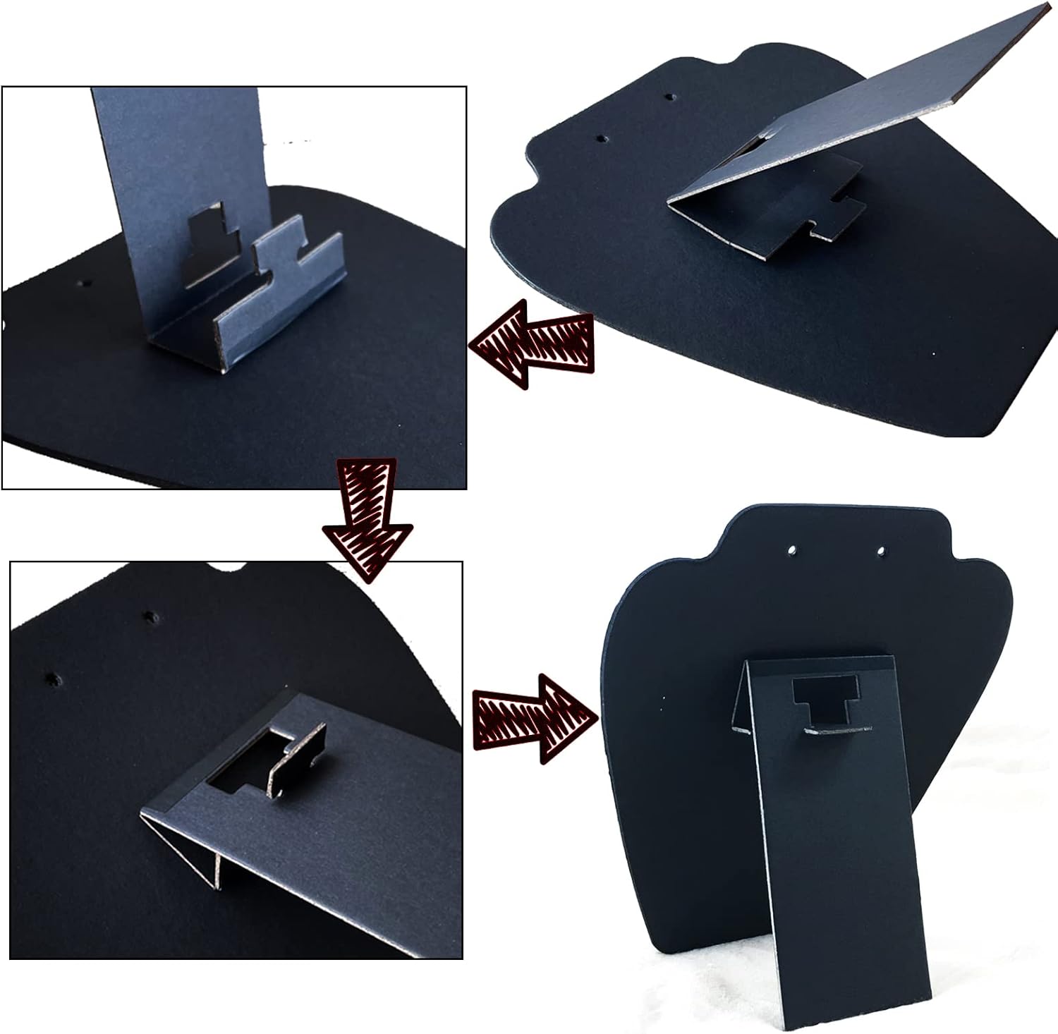 Black Velvet Necklace Display Stand - Image 5
