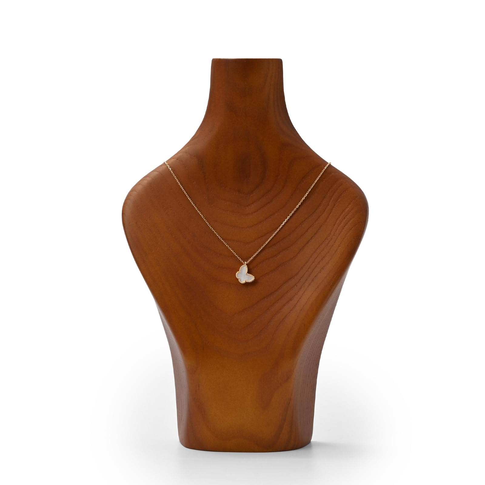 Solid Wood Jewelry Bust Necklace Display Stand - Image 13