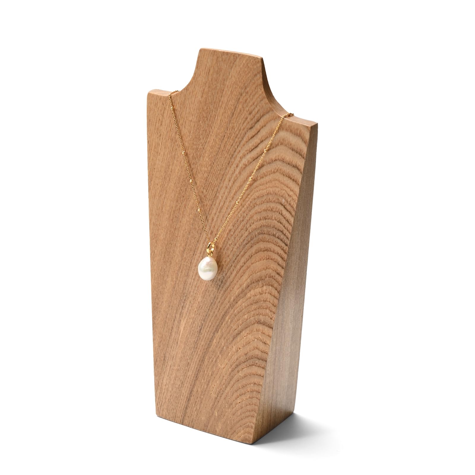 Solid Wood Jewelry Bust Display Stand - Image 10