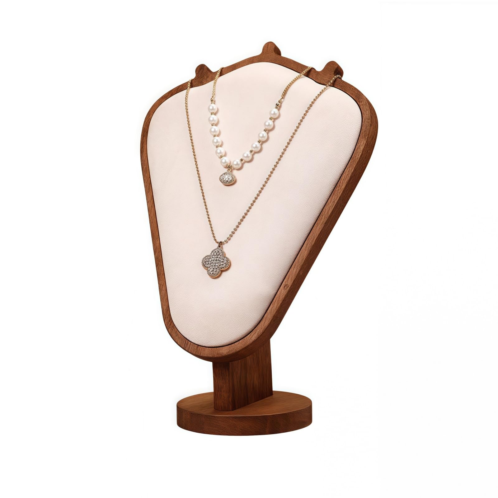 Natural Solid Wood Necklace Display Stand - Image 34