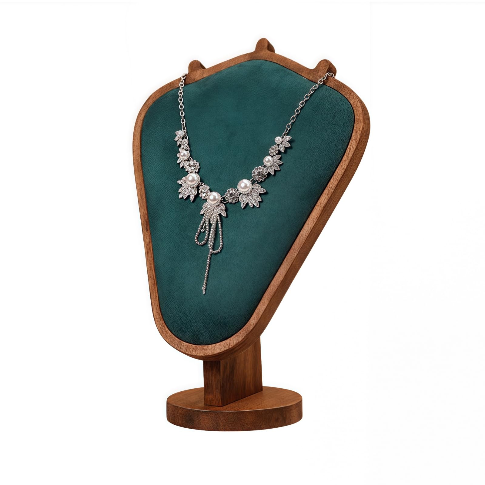 Natural Solid Wood Necklace Display Stand - Image 40