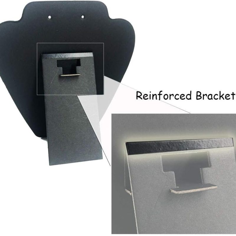Black Velvet Necklace Display Stand