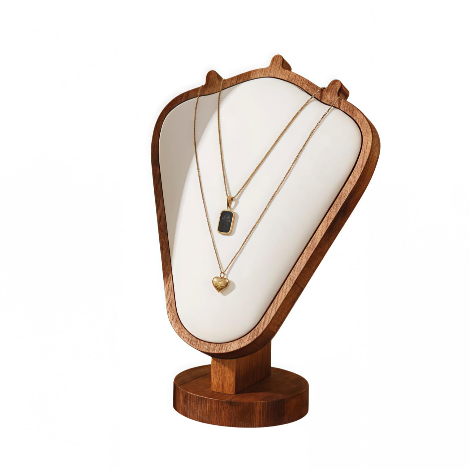 Natural Solid Wood Necklace Display Stand - Image 41