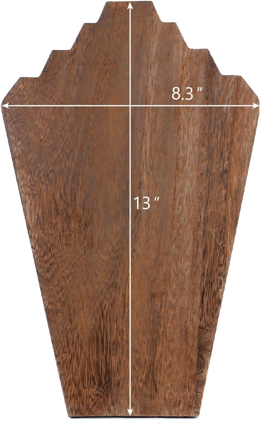 Lightweight Wooden Necklace Display Bust Stand - Image 2