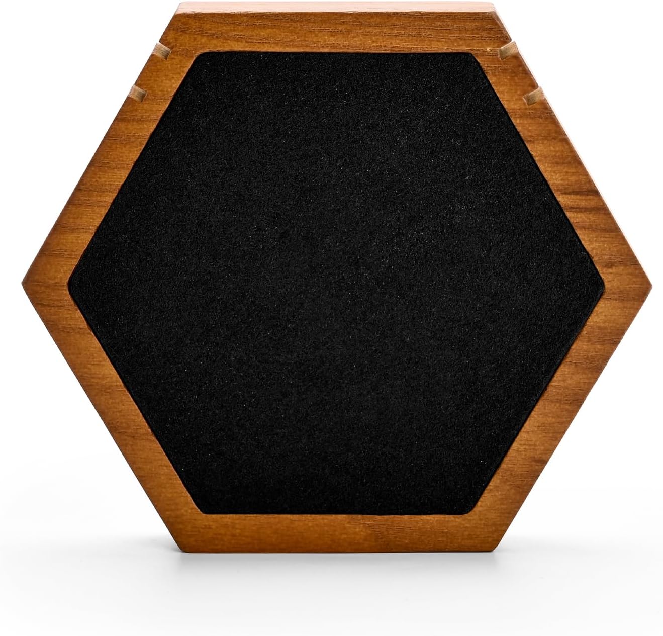 Solid Wood Hexagonal Necklace Stand - Image 6