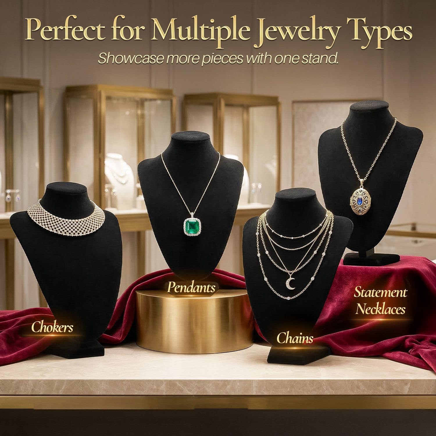 3D Human Torso Model Necklace Display Stand - Image 6