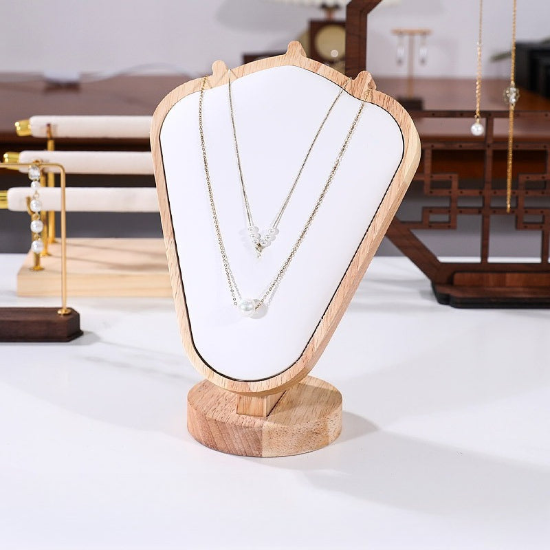 Solid Wood Necklace Display Stand - Image 7