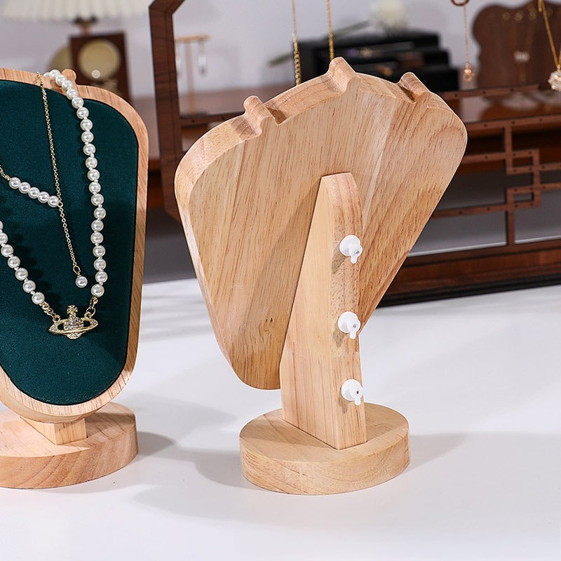 Solid Wood Necklace Display Stand - Image 4