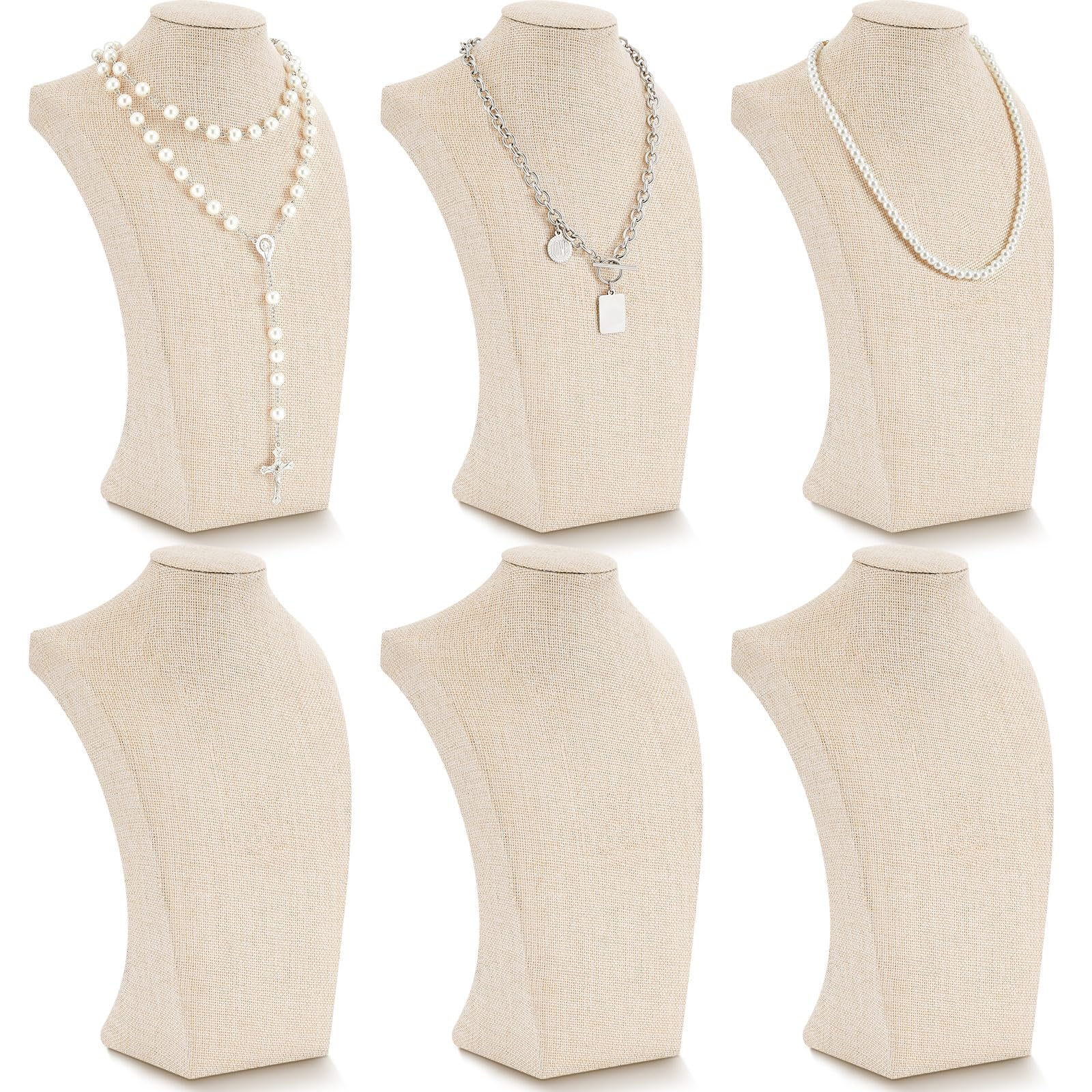 Linen Necklace Display Bust - Image 10