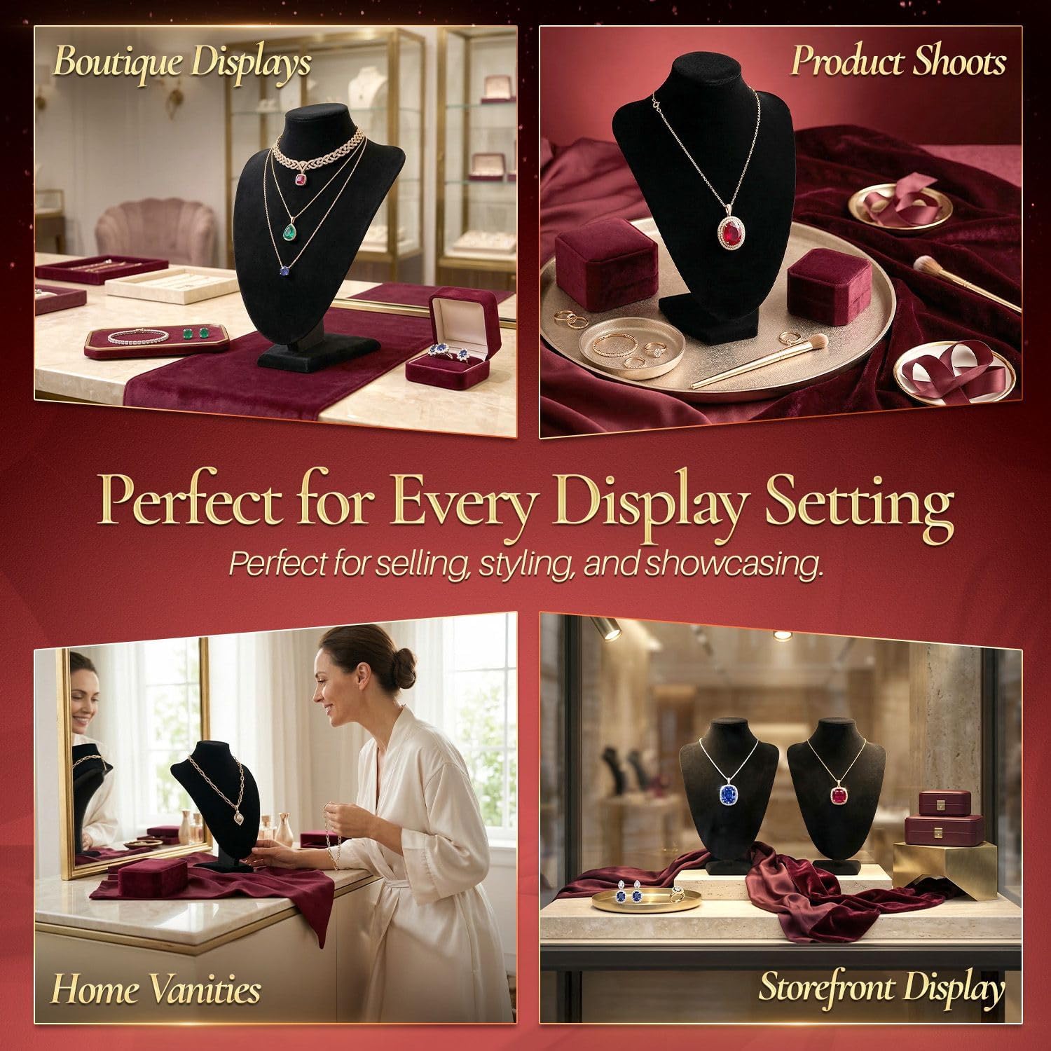 3D Human Torso Model Necklace Display Stand - Image 8
