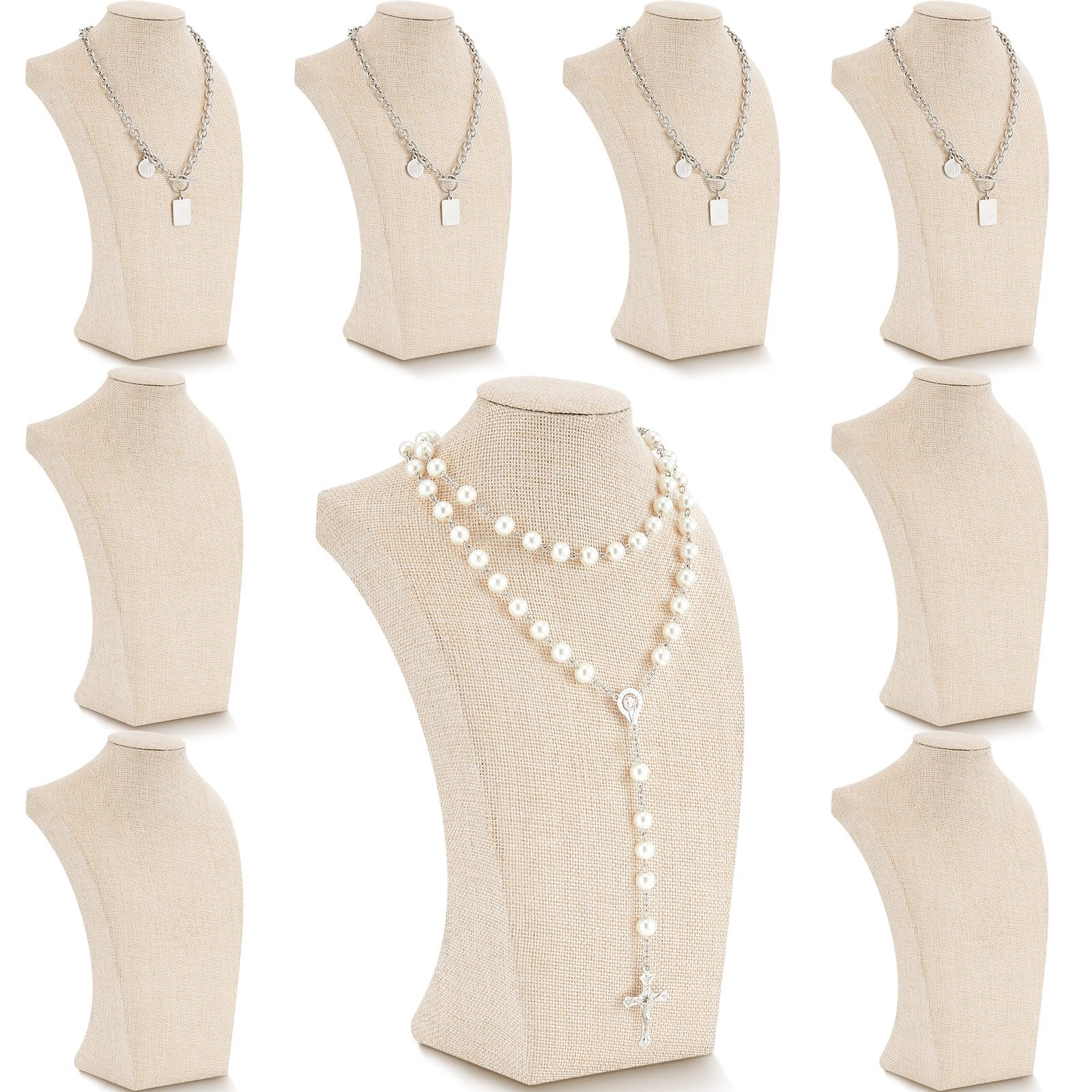Linen Necklace Display Bust - Image 12