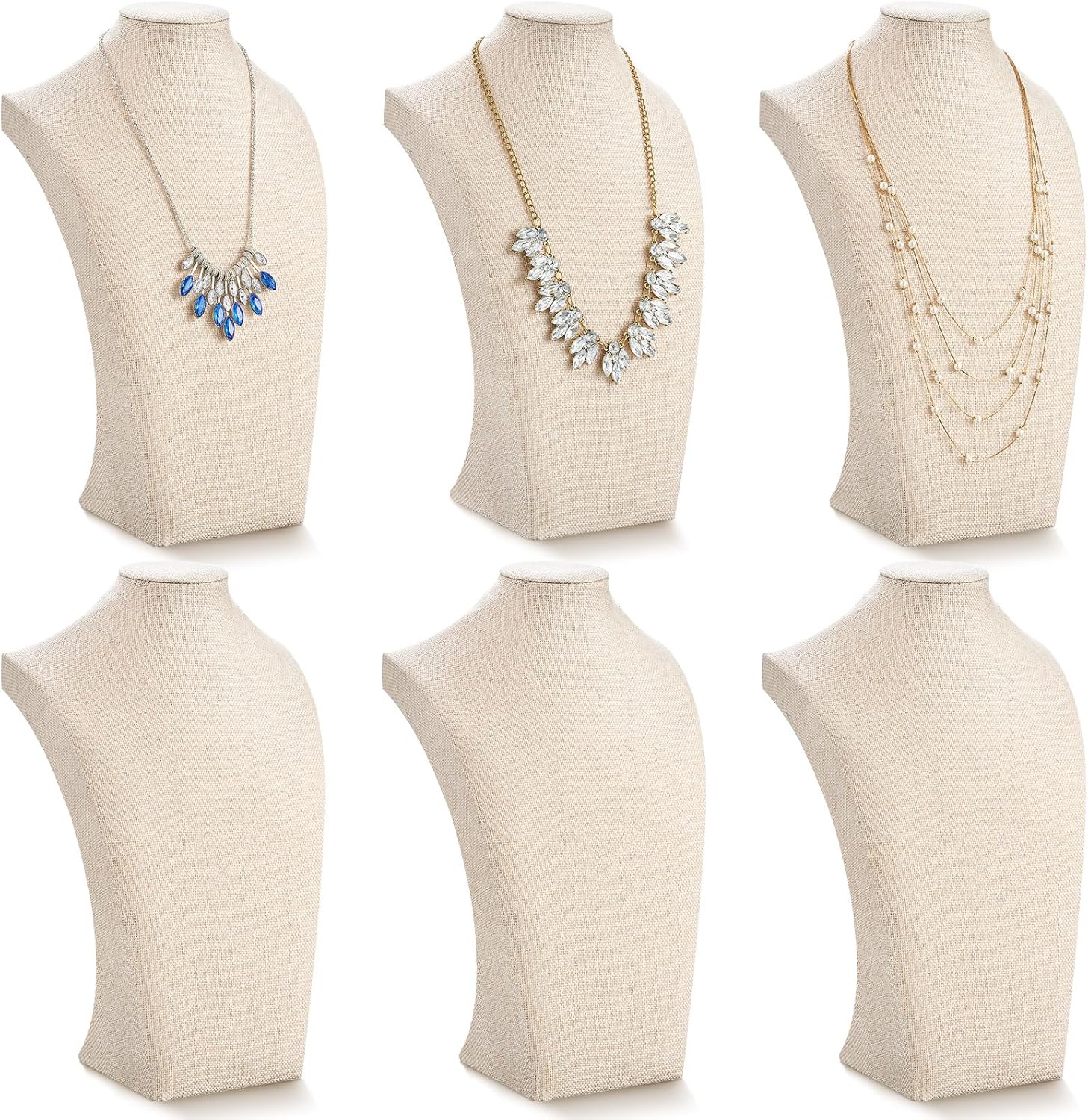 Linen Necklace Display Bust - Image 8