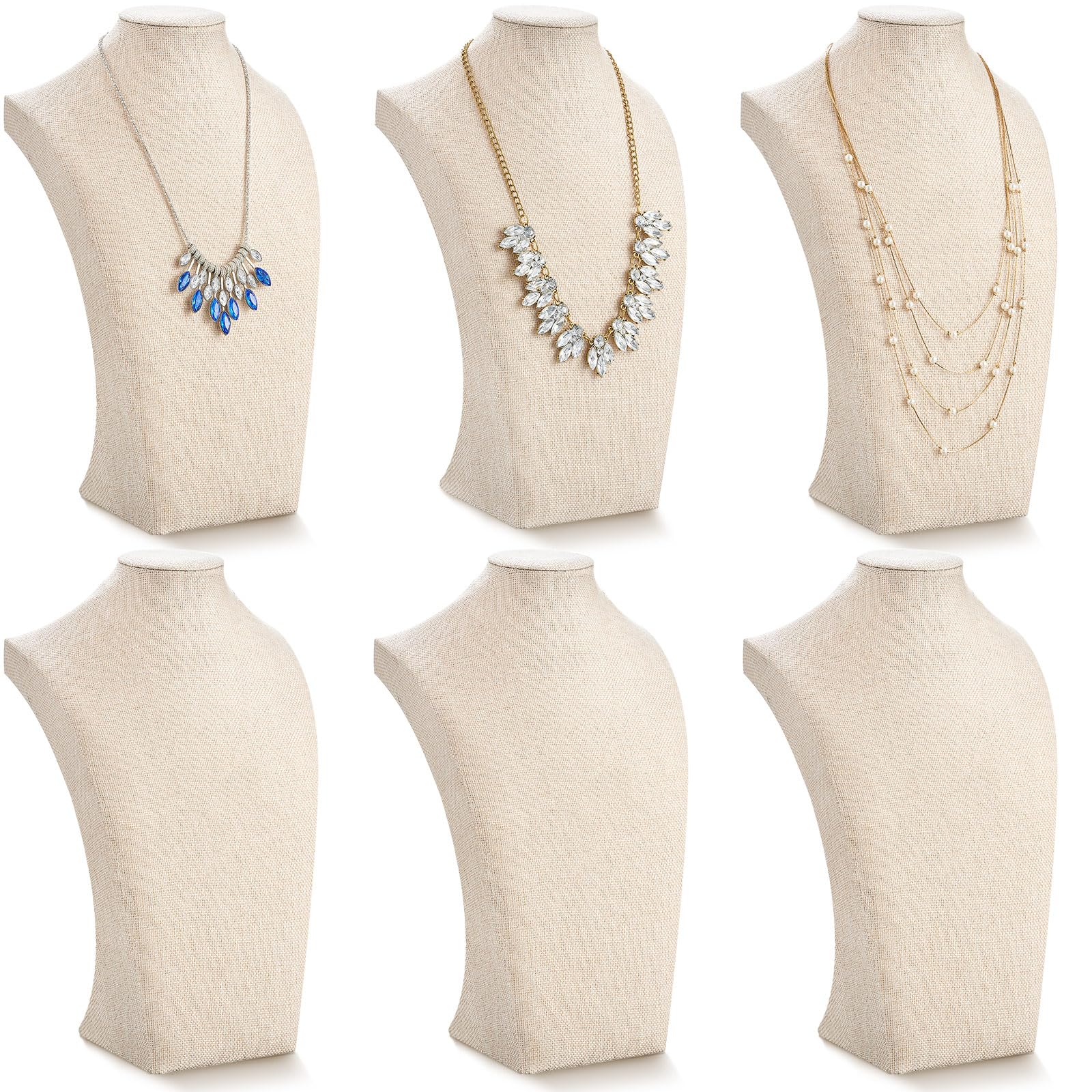 Linen Necklace Display Bust - Image 11