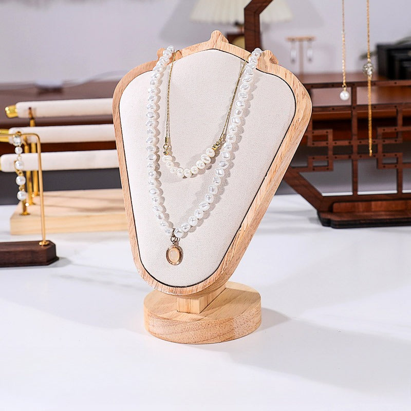 Solid Wood Necklace Display Stand - Image 6
